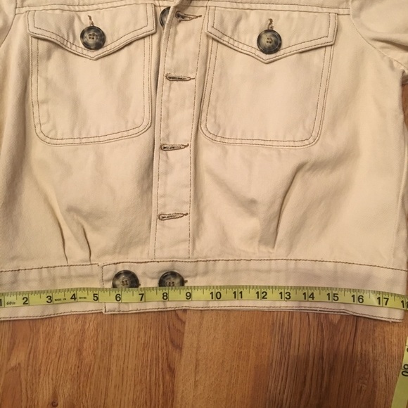 FREE PEOPLE ivory double button waisted jacket new - Picture 5 of 8